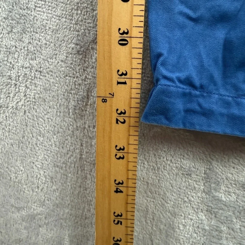 Southern Tide Pants Mens 34x32 Blue Stretch Twill Chino Khaki